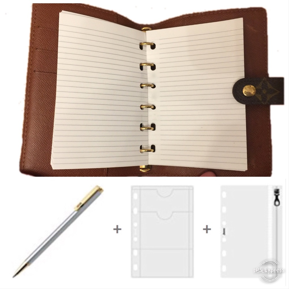 2026 Insert fits Louis Vuitton 6 Ring Agenda: Calendar Refill: Paper +Pen - Picture 2 of 16
